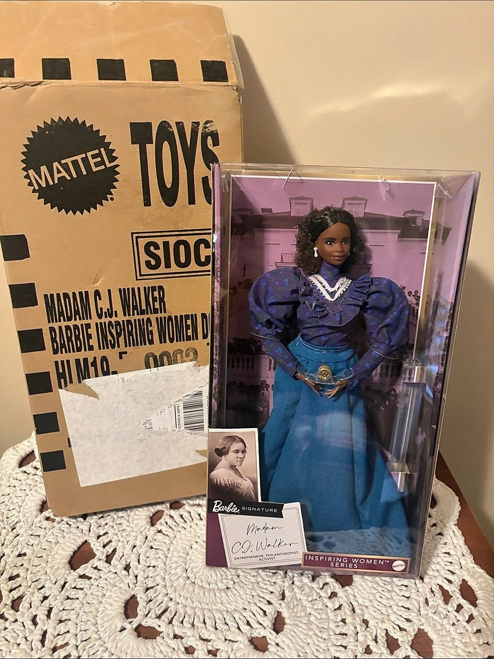 Barbie Madam C.J. Walker Barbie Inspiring Women Inspiring Women Doll NWT